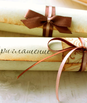 Оригинальные идеи пригласительных на свадьбу