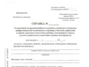 Виды медицинских справок