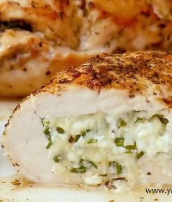 Как приготовить куриное филе фаршированное сыром?