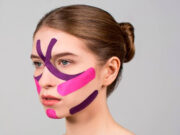 Cхемы тейпирования лица от морщин, как применять?