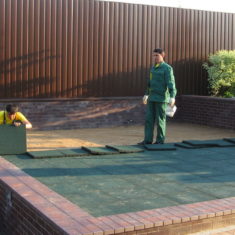 Технология укладки резиновой плитки