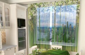 Фотошторы на кухню: нужный подарок для любой хозяйки