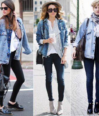 Модные женские джинсовые куртки: стильные луки