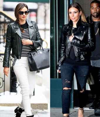 Кожанки: сексапильность и элегантность