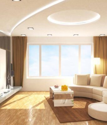 Преимущества натяжных потолков в доме