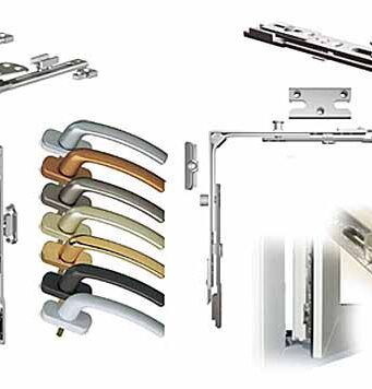 Фурнитура для пластиковых окон: виды и назначение
