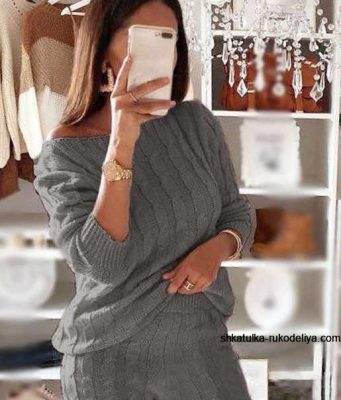 Вязаные спортивные костюмы: стильные и удобные